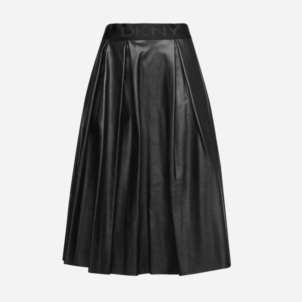 DKNY pleated midi skirt